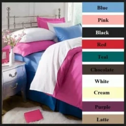 FLANNELETTE 100% Cotton Super Soft 15" Extra Deep Fitted Sheet Red