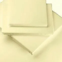 500 Thread Count 12'' ( 30cm ) Fitted Sheets - Choice Of 7 Colours -bedding shop 1559