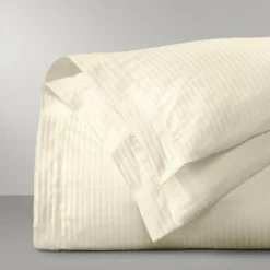 800 Thread Count Cream Boutique Stripe Pillowcases 9 800 Thread Count Cream Boutique Stripe Pillowcases -bedding shop 2221