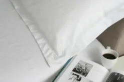 300 Thread Count 3ft Super King Oxford Edge Bolster Pillowcases