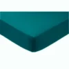 Percale 9" Deep Fitted Sheets In TEAL