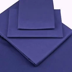 Percale 9" Deep Fitted Sheets In WEDGWOOD BLUE